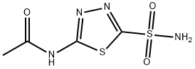 乙酰唑胺 结构式