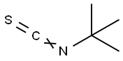 2-イソチオシアナト-2-メチルプロパン 化学構造式
