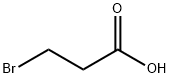 3-溴丙酸, 590-92-1, 结构式