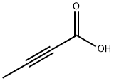 2-丁炔酸, 590-93-2, 结构式