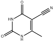 5-氰基-6-甲基尿嘧啶 结构式