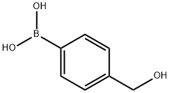 4-(ヒドロキシメチル)フェニルボロン酸 化学構造式