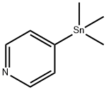 トリメチル(4-ピリジル)すず 化学構造式