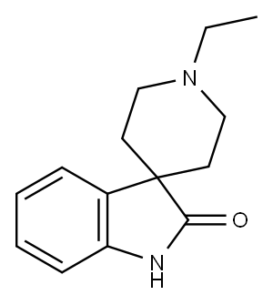 1'-Ethylspiro[indoline-3,4'-piperidin]-2-one Structure