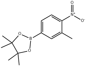 3-Methyl-4-nitro-phenylboronic acid pinacol ester Structure