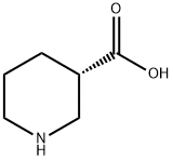 (S)-3-哌啶甲酸 结构式