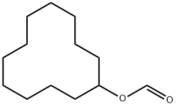 シクロドデカノールホルマート 化学構造式