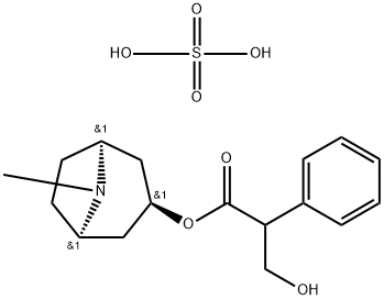 硫酸アトロピン一水和物 化学構造式