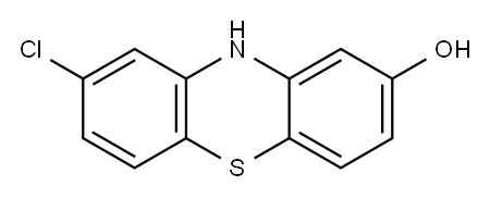 8-クロロ-10H-フェノチアジン-2-オール 化学構造式