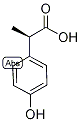(2R)-2-(4-Hydroxyphenyl)propionic acid, (R)-(4-Hydroxyphenyl)(methyl)acetic acid, 4-[(1R)-1-Carboxyethyl]phenol Structure