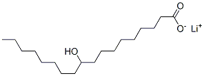 10-Hydroxystearic acid lithium salt Structure