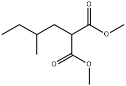 Dimethyl (2-methylbutyl)malonate, 97% Structure