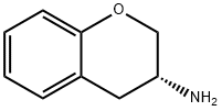 (3R)-3,4-ジヒドロ-2H-クロメン-3-イルアミン HYDROCHLORIDE 化学構造式