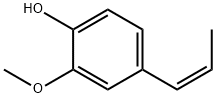 (Z)-2-methoxy-4-(prop-1-enyl)phenol, 5912-86-7, 结构式