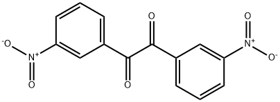1,2-Bis(m-nitrophenyl)ethane-1,2-dione Struktur