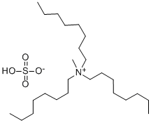 Methyltrioctylammonium hydrogen sulfate Struktur