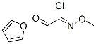 (Z)-alpha-(methoxyimino)furan-2-acetyl chloride Struktur