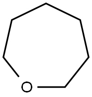 ヘキサメチレン  オキシド 化学構造式