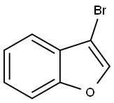 3-溴-1-苯并呋喃 结构式