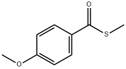 4-メトキシベンゼンカルボチオ酸S-メチル 化学構造式