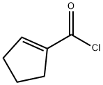1-CYCLOPENTENE-1-CARBONYL CHLORIDE Structure