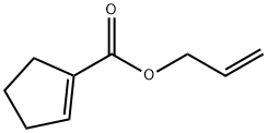 1-Cyclopentene-1-carboxylicacid,2-propenylester(9CI) Structure