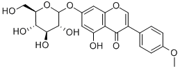 Biochanin A-beta-D-glucoside Struktur
