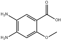4,5-diamino-o-anisic acid Structure