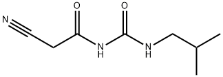 N-Cyanoacetyl-Nisobutylurea Structure