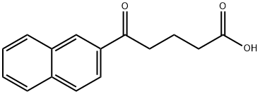 5-(2-NAPHTHYL)-5-OXOVALERIC ACID 结构式