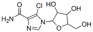 5-chloro-1-[3,4-dihydroxy-5-(hydroxymethyl)oxolan-2-yl]imidazole-4-car boxamide Structure