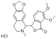 6,7-Dimethoxy-3-(5,6,7,8-tetra-hydro-6-methyl-1,3-dioxolo(4,5-g)-isochinolin-5-yl)-1(3H)isobenzo-furanon-hydrochlorid, (S(R*,S*))-
