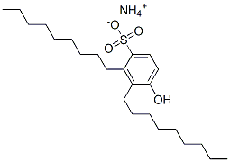 ammonium hydroxydinonylbenzenesulphonate Structure