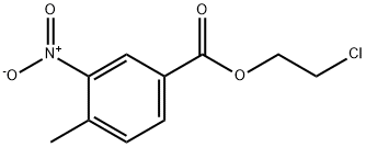 2-chloroethyl 3-nitro-p-toluate Structure