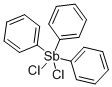 トリフェニルアンチモン ジクロリド 化学構造式