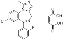 8-Chlor-6-(2-fluorphenyl)-1-methyl-4H-imidazo[1,5-a][1,4]benzodiazepinmonomaleat