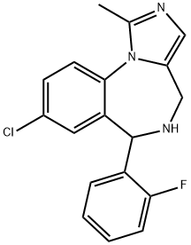 咪达唑仑杂质A, 59468-07-4, 结构式