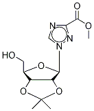 1-[2,3-O-Isopropylidene-β-D-ribofuranosyl]-1,2,4-triazole-3-carboxylic Acid Methyl Ester Structure