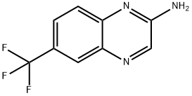 2-氨基-6-三氟甲基喹噁啉 结构式
