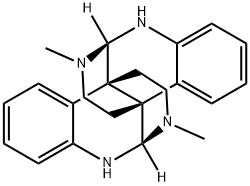 腊梅碱, 595-05-1, 结构式