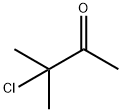 3-クロロ-3-メチル-2-ブタノン 化学構造式