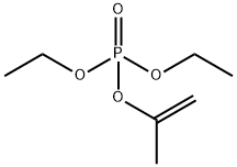 りん酸ジエチル=1-メチルビニル 化学構造式