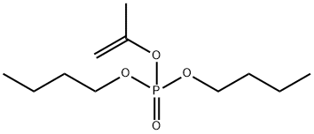 りん酸ジブチルイソプロペニル 化学構造式