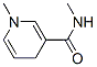 3-Pyridinecarboxamide,  1,4-dihydro-N,1-dimethyl- Structure