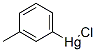 クロロ(3-メチルフェニル)水銀 化学構造式