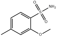 2-METHOXY-4-METHYLBENZENESULFONAMIDE Structure