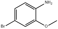 4-ブロモ-2-メトキシアニリン 化学構造式