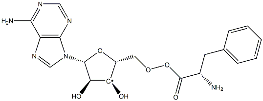 3'-O-L-phenylalanyladenosine Structure