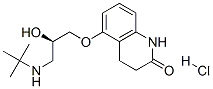 carteolol hydrochloride Structure