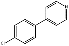 4-(4-クロロフェニル)ピリジン 化学構造式